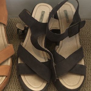 Suede Wedge